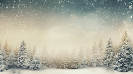 Fototapeta na wymiar Winter snowy background