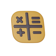 Calculator 3d icon
