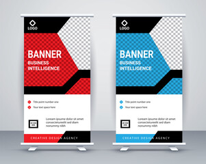 Business roll up banner design