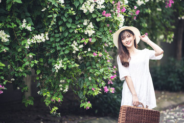 Fototapeta premium Sweet Whire Girl