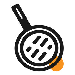 Kitchenware single line icon