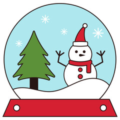 Christmas Snow Globe Icon