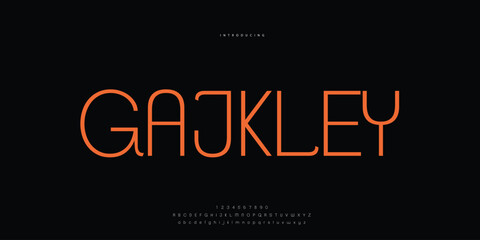 Elegant Font Uppercase Lowercase and Number. Classic Lettering Minimal Fashion Designs. Typography modern Sen Serif fonts regular decorative vintage concept. vector illustration.