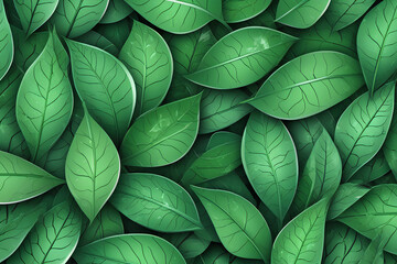 Lush Leaves as Captivating Background, Leaves Pattern Background, Leaves Background, Abstract Leaves Background
