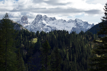 Dolomites mountains in Italy, alps, range