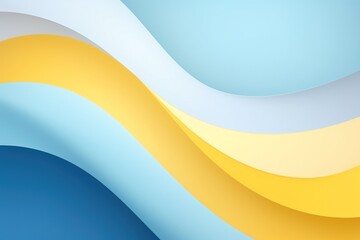 Captivating abstract background in serene blue and vibrant yellow tones