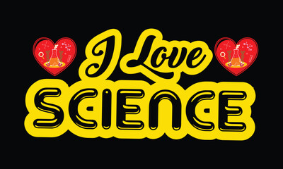 Science T-shirt Design Vector