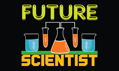 Science T-shirt Design Vector