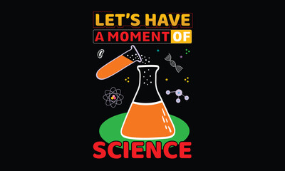 Science T-shirt Design Vector