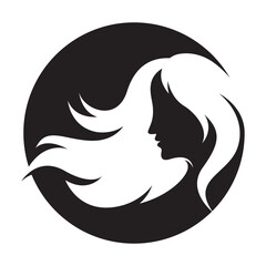 Hair and salon logo images illustration