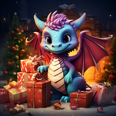 Christmas Day With Baby Dragons
Christmas Day With Baby Dragons
Christmas with Baby dragons
illustration is made of the cartoon bear wearing glasses, in the style of highly detailed foliage , AI gener