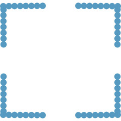 modern trendy abstract geometric social media frame border multicolor.