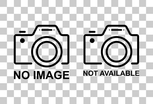 Set of No image vector symbol, missing available icon. No gallery for this moment placeholder