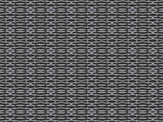 Unique black metal texture steel background. Perforated metal sheet.