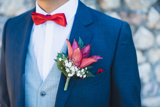 Hochzeitsblumen Br&auml;utigam