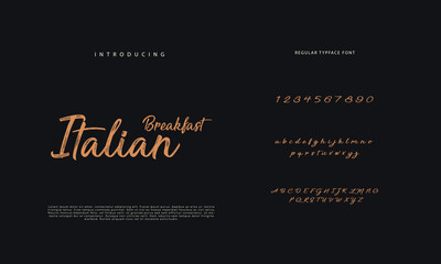 Signature Font Calligraphy Logotype Script Brush Font Type Font lettering handwritten
