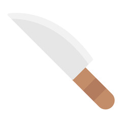 Knife Flat Multicolor Icon