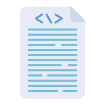 Source Code Flat Multicolor Icon
