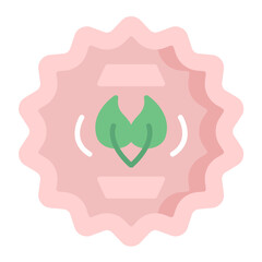 Organic Flat Multicolor Icon