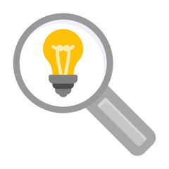 Search Tips Flat Multicolor Icon