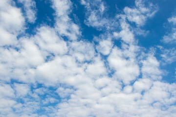 白い雲が浮かぶ青空