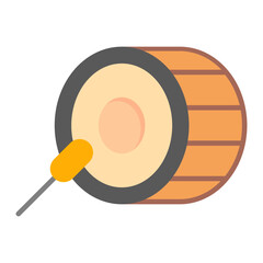 Band Flat Multicolor Icon