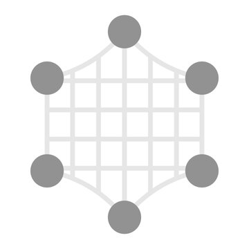 recommend clip art: Net Flat Multicolor Icon