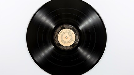 Fototapeta premium a black and white record player