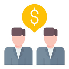 Offer Negotiation Flat Multicolor Icon