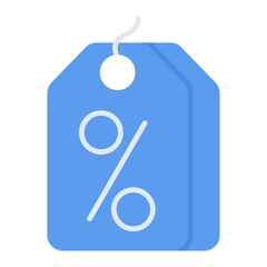 Discount Flat Multicolor Icon
