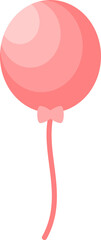 Pink balloon flying icon PNG