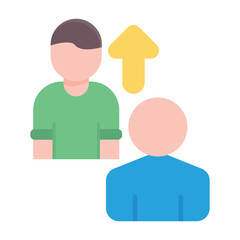 Mentorship Flat Multicolor Icon