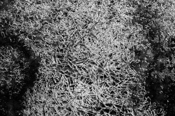 Ice surface, texture background. Frozen pattern, background. Ice surface.