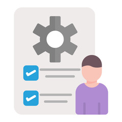 Onboarding Flat Multicolor Icon