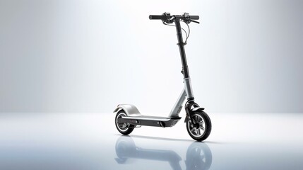 a scooter on a white background