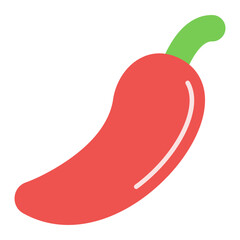 Chili Flat Multicolor Icon