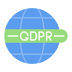Gdpr Compliance Flat Multicolor Icon