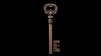 a close-up of a key