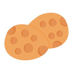 Potato Flat Multicolor Icon