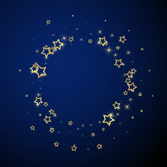 Fototapeta premium Twinkle stars scattered around randomly, flying,