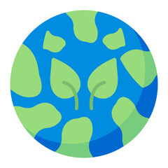 Ecology Flat Multicolor Icon