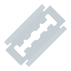 Razor Blade Flat Multicolor Icon
