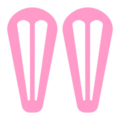 Hair Pin Flat Multicolor Icon