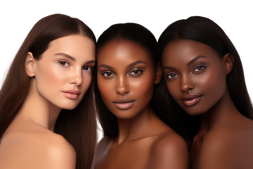 Beautiful african american female model