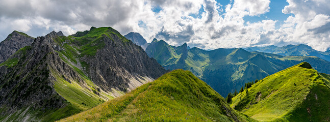 Mountain tour to the Tobermann summit in Vorarlberg Austria from Schoppernau