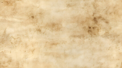 Seamless aged parchment paper texture with wrinkled surface