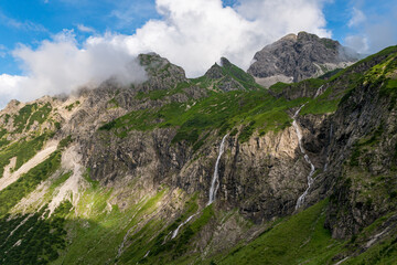 Mountain tour to the Tobermann summit in Vorarlberg Austria from Schoppernau