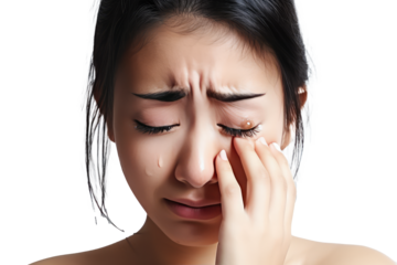 crying female jewe with tank top