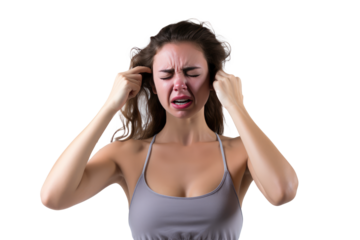 crying female jewe with tank top