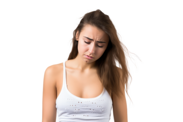 crying female jewe with tank top